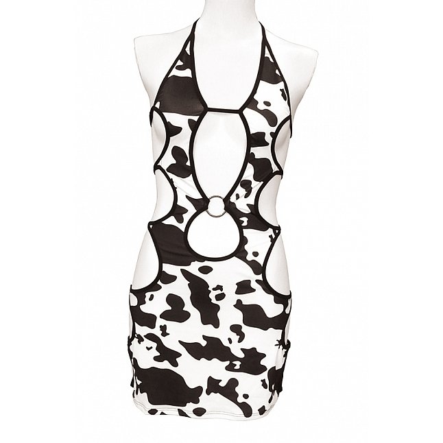 18DSC,成人用品,Tamatoys - 乳牛印緊身連身裙,4589717877779
