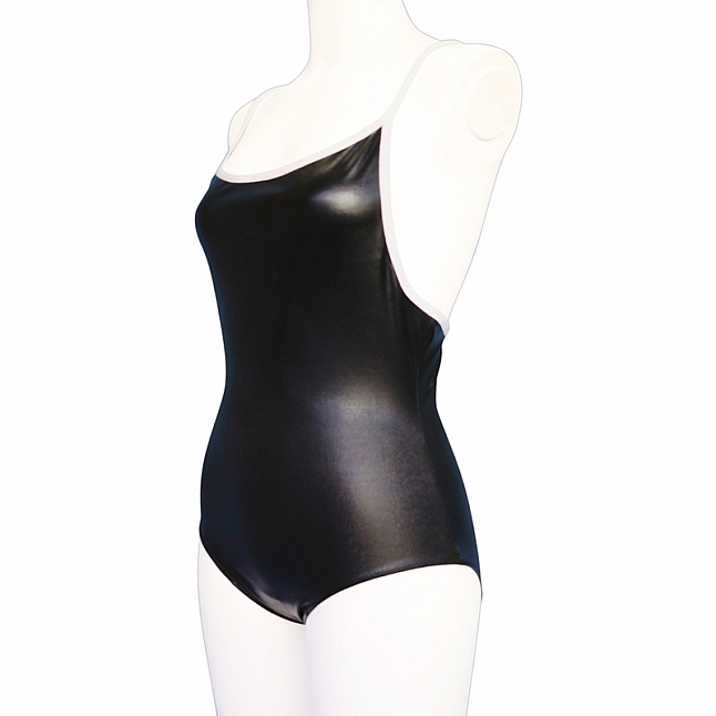 Tamatoys 黑色亮面女學生泳衣 偽娘用 2L,18DSC 成人用品店,4589717854619