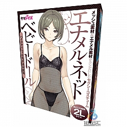 Tamatoys 黑色光澤網裙 偽娘用 2L