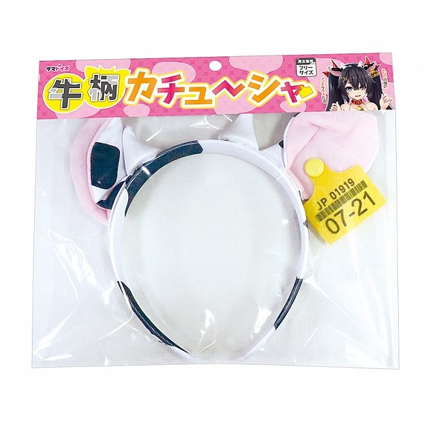 18DSC,成人用品,Tamatoys - 乳牛髮帶,4589717875188