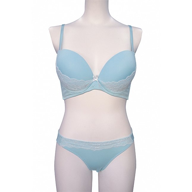 18DSC,成人用品,Tamatoys - 可愛湖水藍蕾絲比堅尼,4589717878813