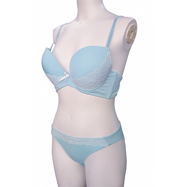 18DSC,成人用品,Tamatoys - 可愛湖水藍蕾絲比堅尼,4589717878813