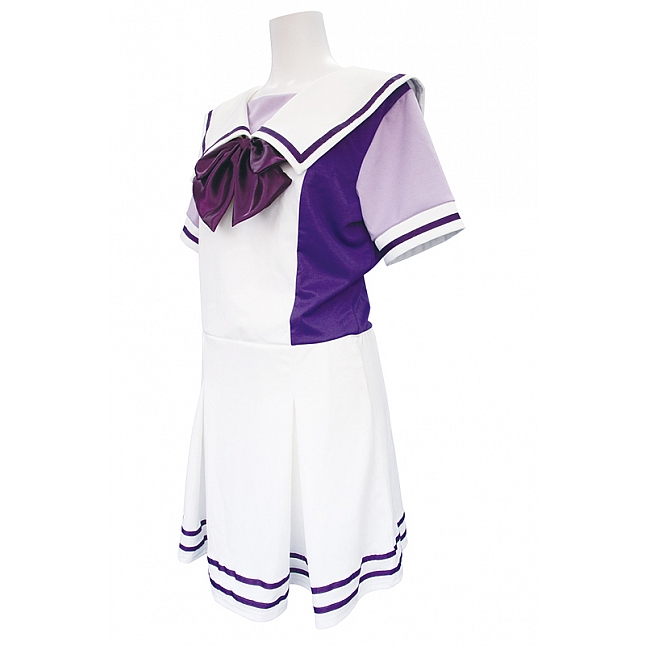 18DSC,成人用品,Tamatoys - 紫白色夏季水手校服 偽娘用 2L,4589717868562