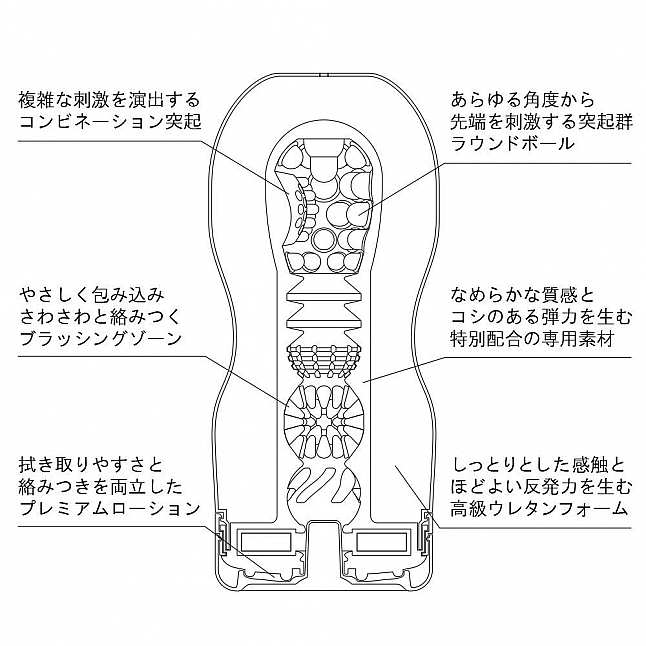 Tenga - PREMIUM 探喉型飛機杯 (標準型),18DSC 成人用品店,4560220554630