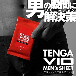 Tenga - Vio Men's Sheet Wet Wipes 10pcs