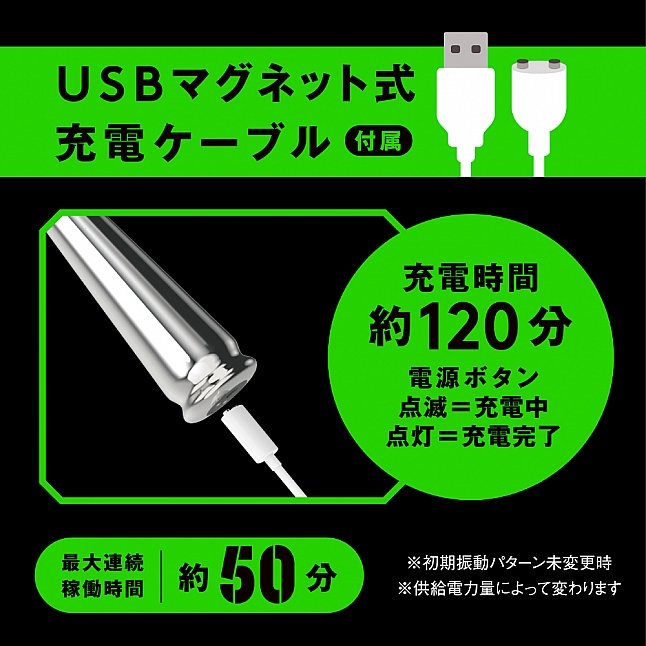 18DSC,成人用品,EXE - 重厚快感！金屬後庭震動棒,4582616152497