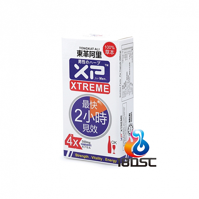 XP Xtreme 男士食用補充品 4粒裝,18DSC 成人用品店,8885005660082