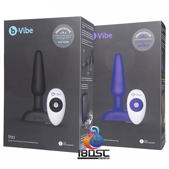 b-Vibe - Trio Plug 無線遙控震動肛塞