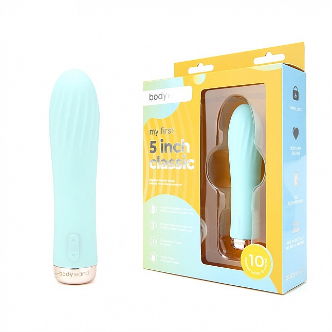 18DSC,成人用品,bodywand - My First 5 Inch Classic 強力震動小型按摩棒,848416009732