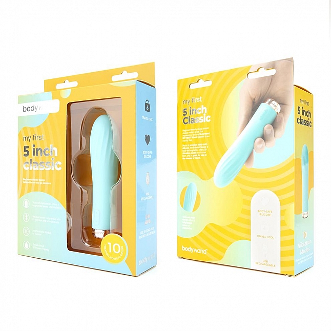18DSC,成人用品,bodywand - My First 5 Inch Classic 強力震動小型按摩棒,848416009732