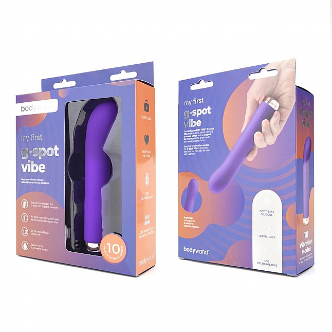 18DSC,成人用品,bodywand - My First G-Spot Vibe 強力震動G點按摩棒,848416009749