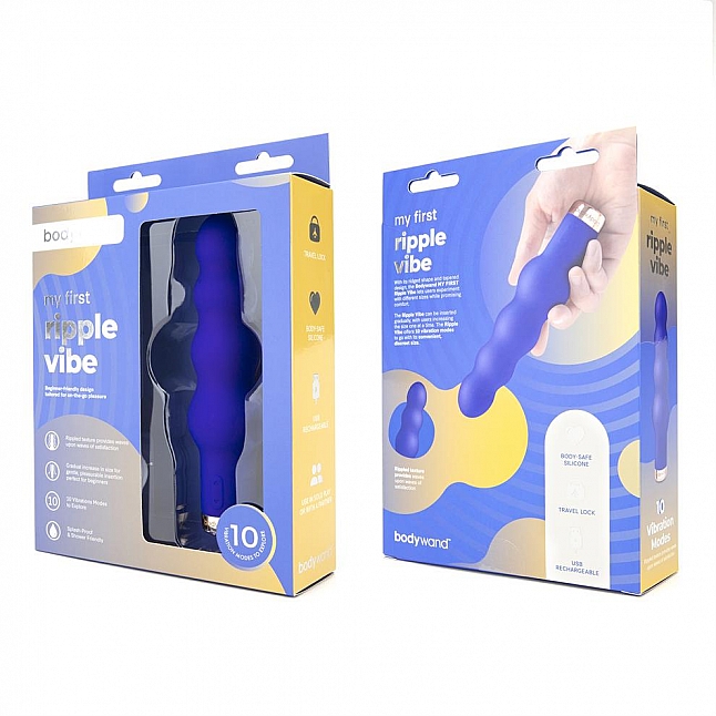 18DSC,Sex Toys,bodywand - My First Ripple Vibrator,848416009756