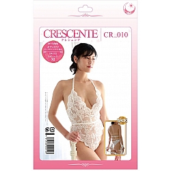 CRESCENTE - CR-010 White Lace Teddy