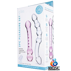 glas - 雙頭G點玻璃棒套裝