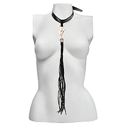 Secret Kisses - 仿皮項鍊皮鞭套裝 Secret Kisses - 仿皮項鍊皮鞭套裝